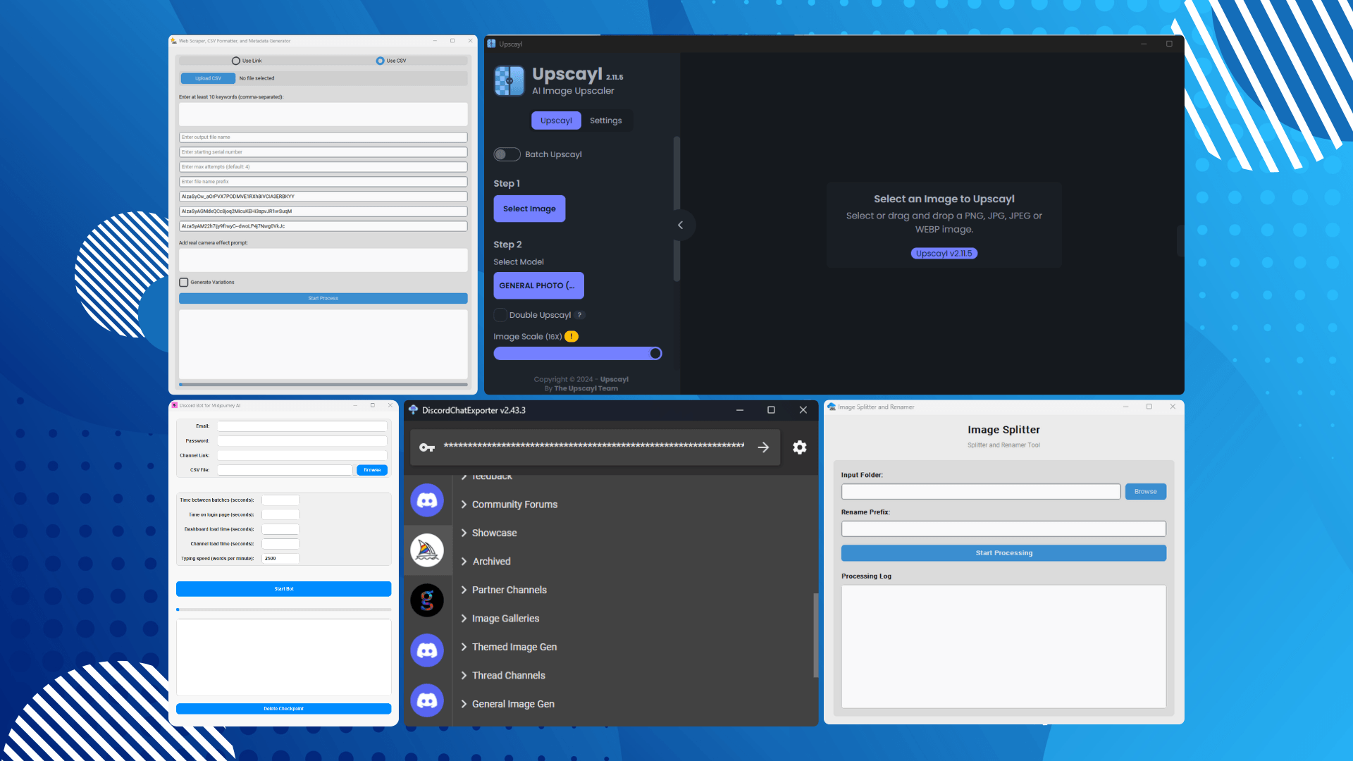 Freepik Contributor Full Automation Package